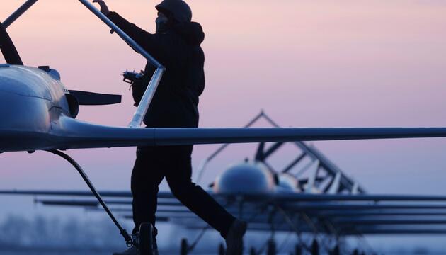 Ukraine-Krieg - ukrainische Drohnen