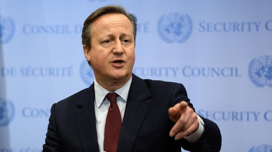 Britischer Aussenminister David Cameron