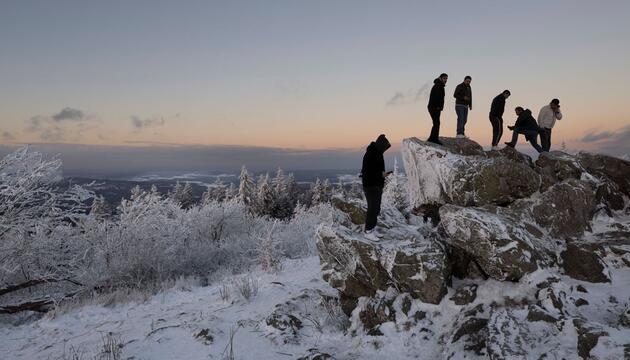 Sonnenuntergang in Hessen