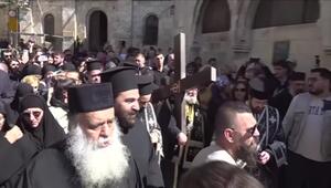 Orthodoxe Christen feiern Karfreitag in Jerusalem
