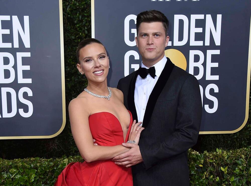 Scarlett Johansson und Colin Jost