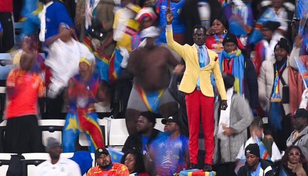 Kongo-Fan Michel Kuka Mboladinga