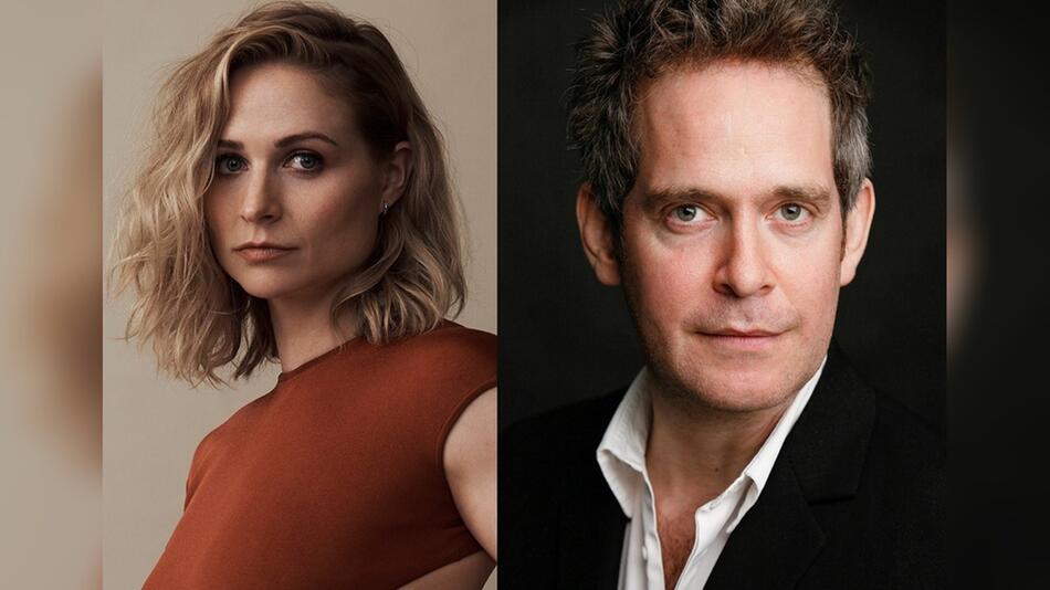 Die Stars von "Iris": Niamh Algar und Tom Hollander.