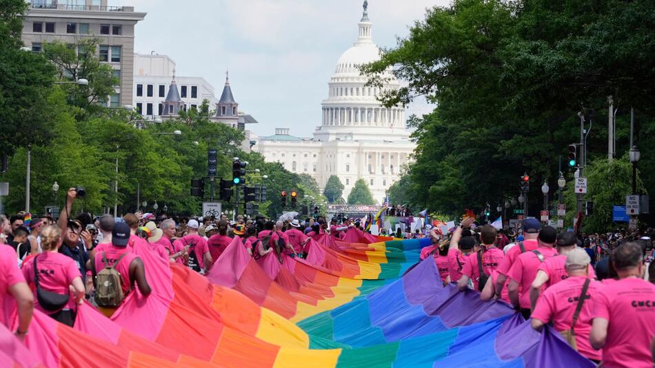 Jährliche Pride-Parade in Washington