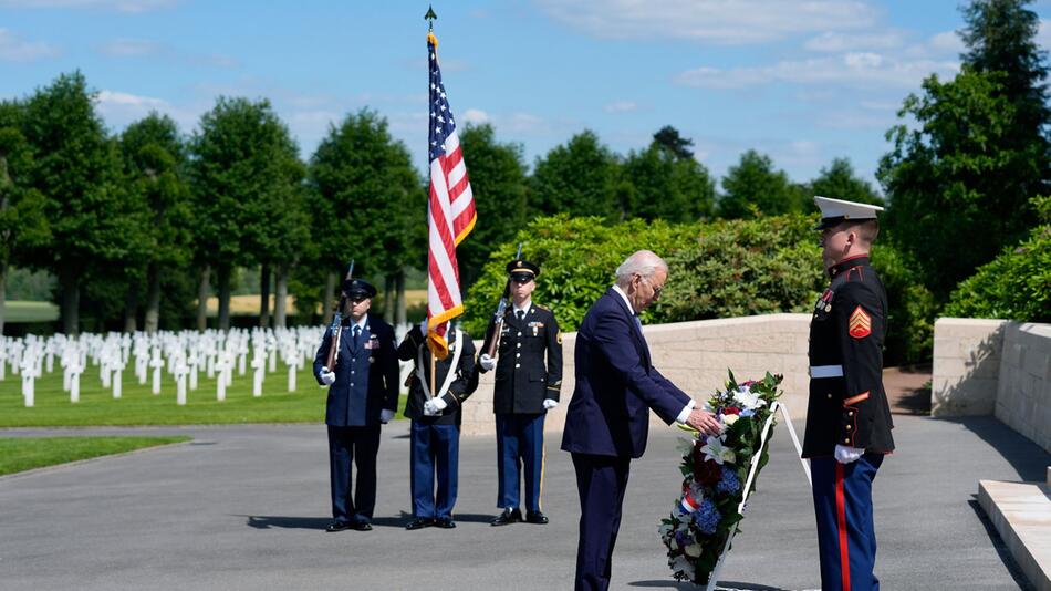 US-Präsident Biden in Frankreich