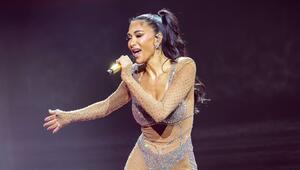 Nicole Scherzinger liess sich trotz ihres Unfalls nicht vom Performen abhalten.