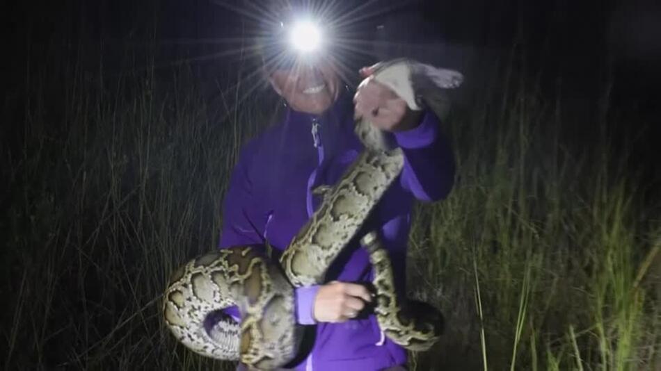 Auf Tour mit der Python-Jägerin