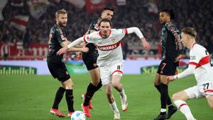 Beim Spiel des VfB gegen den FC Bayern läuft Woltemade im Februar 2025 allen davon.