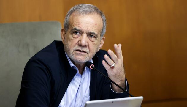 Irans Präsident Massud Peseschkian