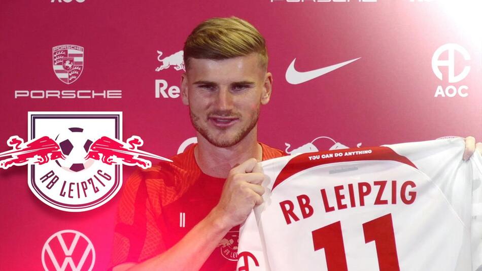 Timo Werner, RB Leipzig, Vorstellung, Präsentation, Pressekonferenz, Transfer, Bundesliga, 2022/23