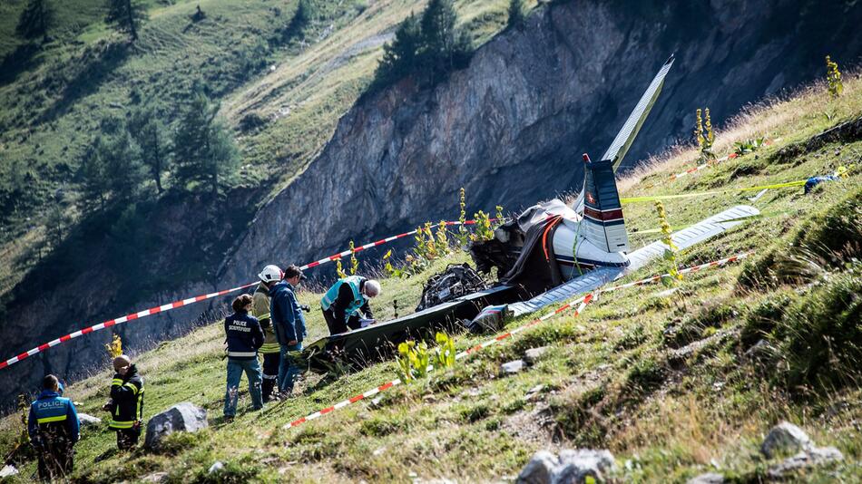 Kleinflugzeug in der Schweiz abgestürzt