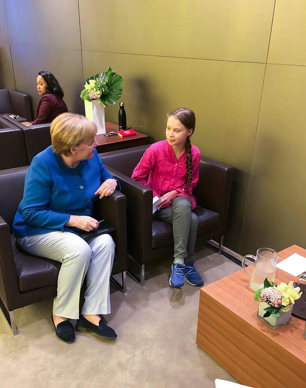 Angela Merkel, Greta Thunberg
