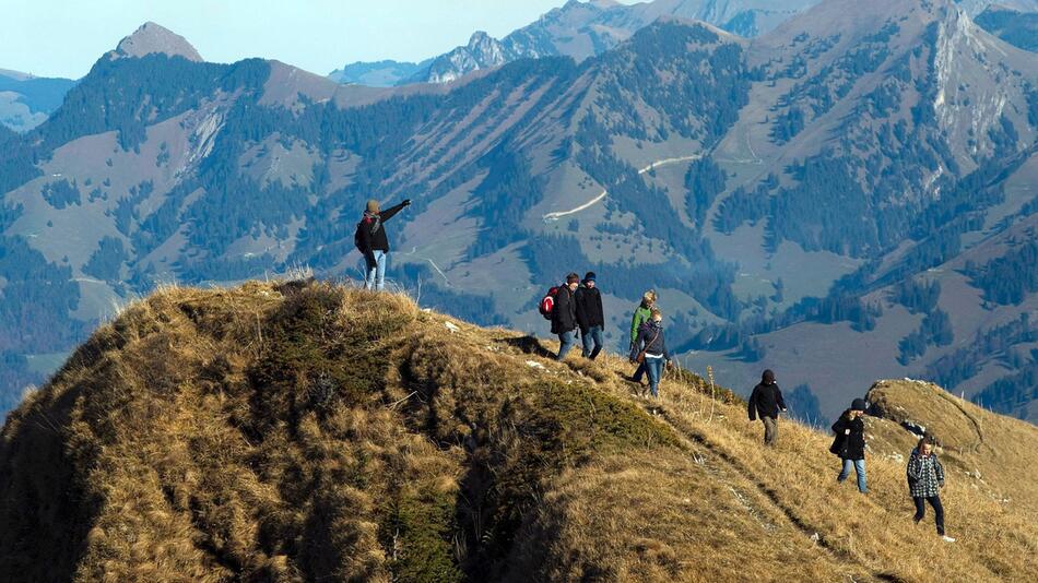 Das Wandergebiet Rochers-de-Naye