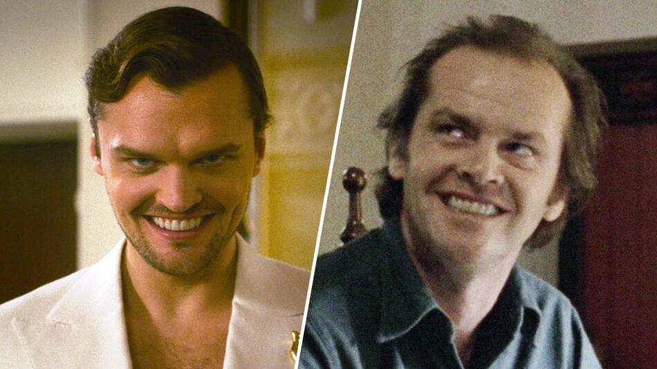 Unverkennbare Verwandtschaft: Jack Nicholson und Sohn Ray, der aktuell in "Smile 2" zu sehen ist.