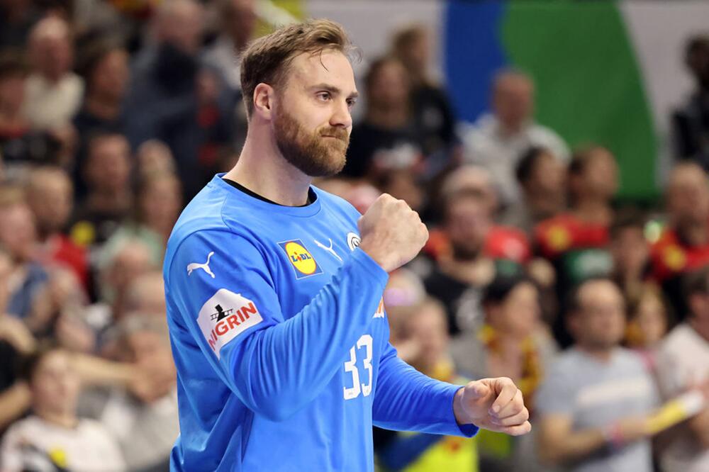 DHB-Torwart Andreas Wolff im EM-Halbfinale gegen Dänemark.