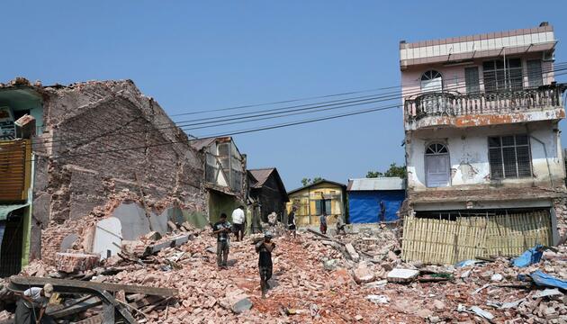 Ein Jahr nach Erdbeben in Myanmar