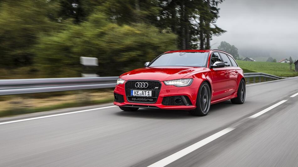 Der ABT RS6 kann es dank 700 PS mit zahlreichen Sportwagen aufnehmen