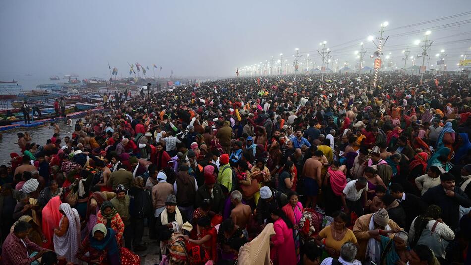 Hinduistisches Maha Kumbh Fest in Indien