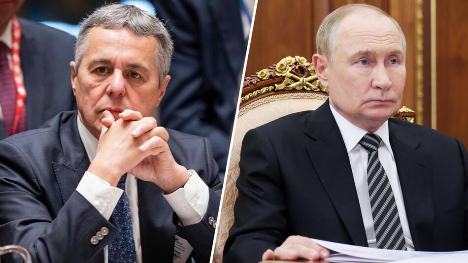 Ignazio Cassis und Wladimir Putin