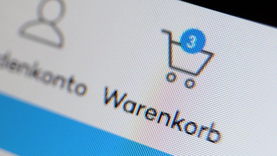 Warenkorb im Internet