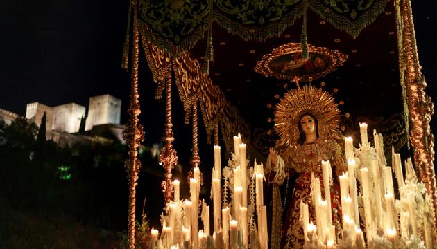 Prozession  in Granada