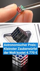 Mini-Rubik’s Cube: Der kleinste Zauberwürfel der Welt hat einen Mega-Preis