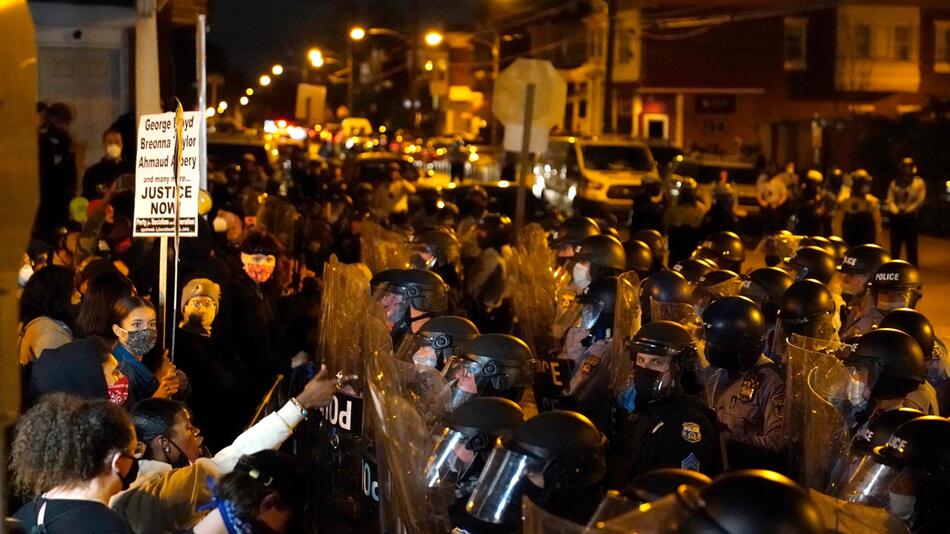 Protest gegen Polizeigewalt - Philadelphia