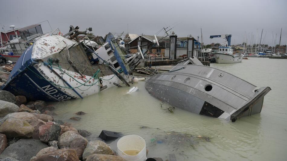 Sturm richtet Schäden in Dänemark und Norwegen an