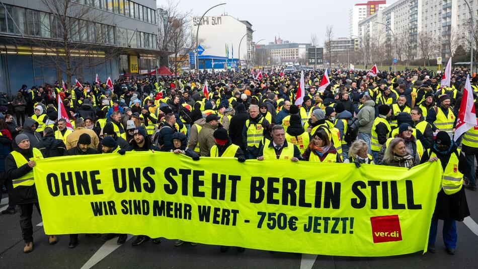 Warnstreik bei den Berliner Verkehrsbetrieben