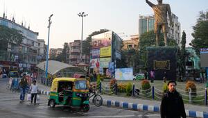 Messi-Statue in Indien