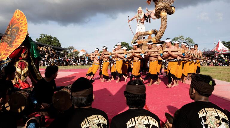 Neujahrsfest der Hindus in Indonesien