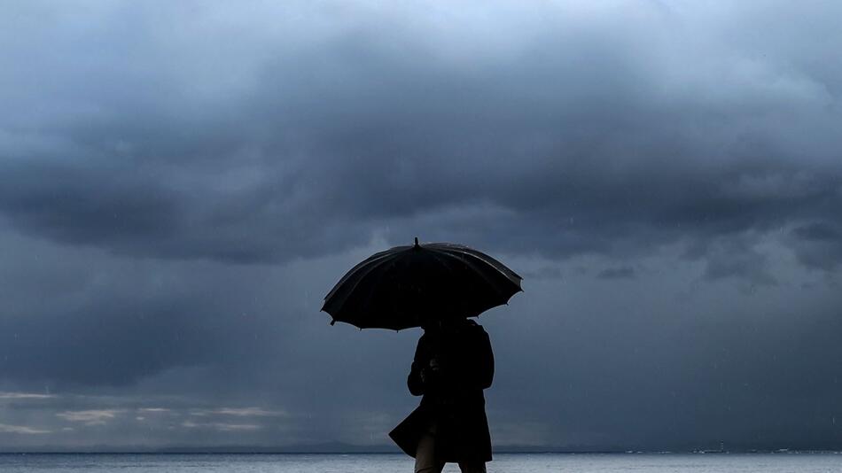 Regenwetter in Frankreich