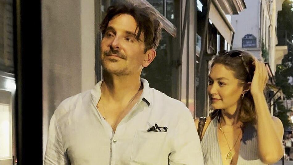 Gigi Hadid und Bradley Cooper in Paris im Juni 2025.