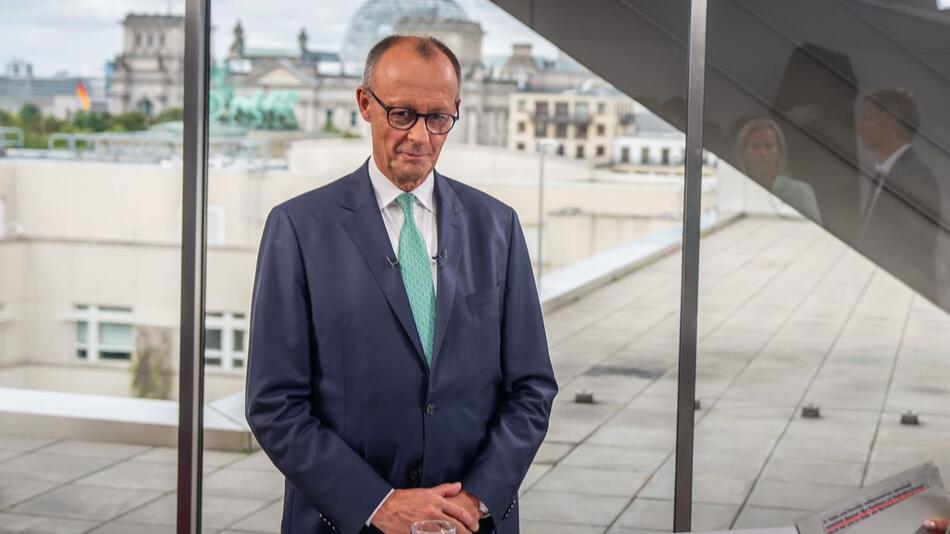 Sommerinterview von ProSieben/Sat.1 mit Kanzler Merz