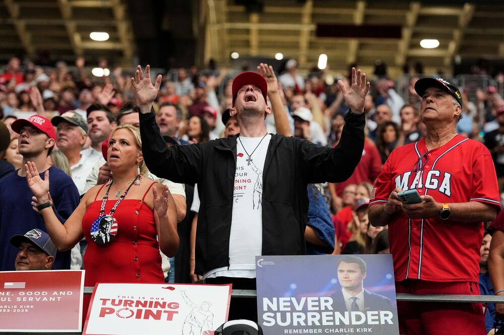 Gedenken für rechtskonservativen US-Aktivisten Charlie Kirk