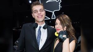 Otis Hagen mit seiner Schwester Cosma bei einem Event.