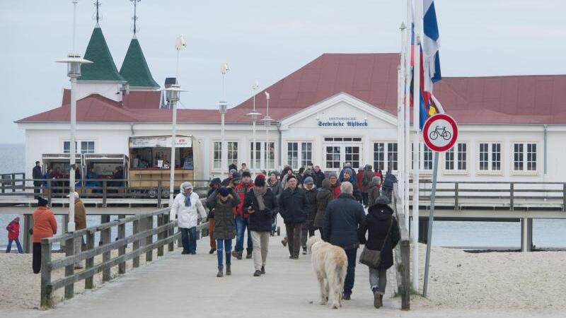 Seebrücke Ahlbeck auf Usedom