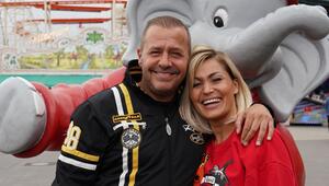 Willi Herren mit seiner Ehefrau Jasmin im Jahr 2020.