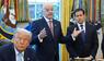 Gianni Infantino (m.) soll telefonisch mit US-Aussenminister Marco Rubio (r.) 