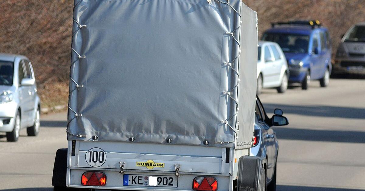 Anhänger am Auto