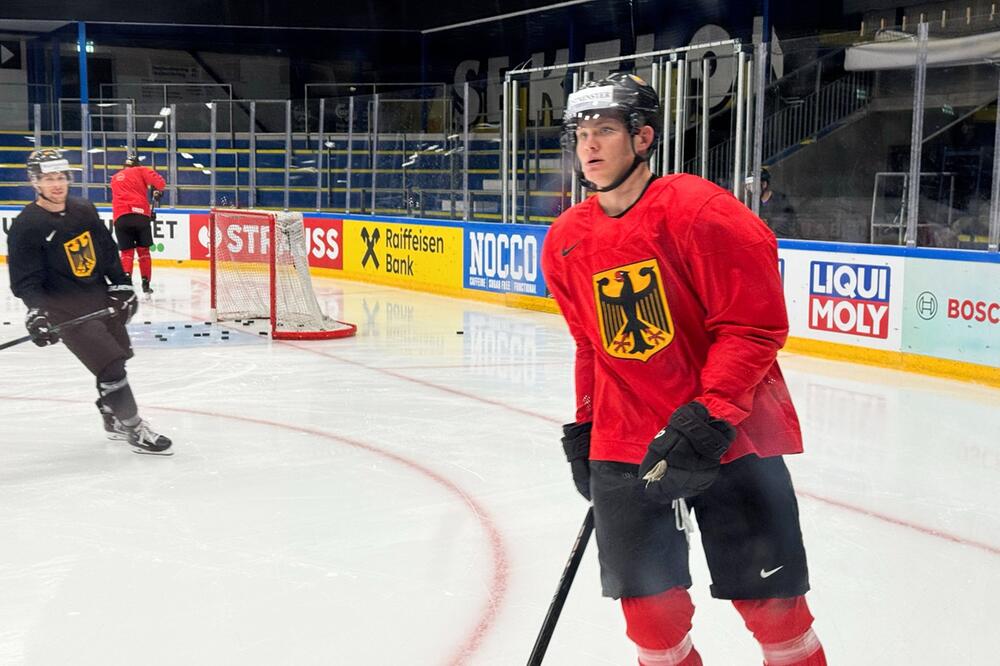 Eishockey-WM - Training Deutschland