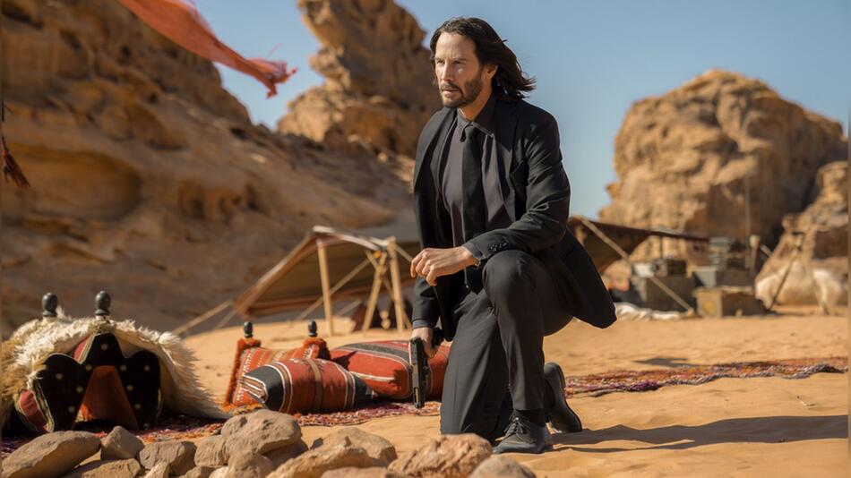Keanu Reeves als John Wick.