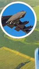 Beinahe-Zusammenstoss: Passagierjet muss B-52-Bomber ausweichen