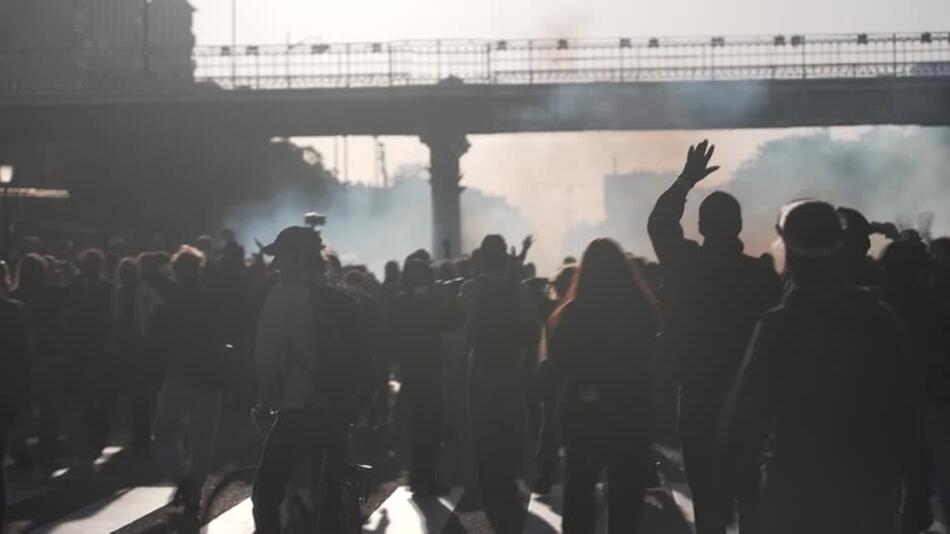 Proteste gegen Sparpolitik in Frankreich