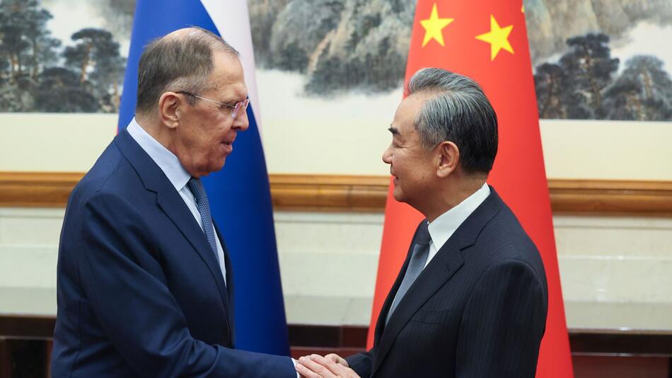 Russlands Aussenminister Lawrow in China