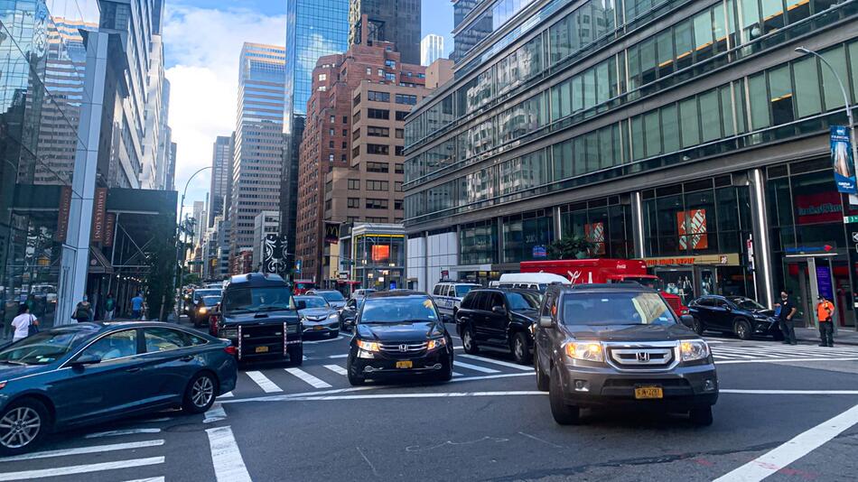 Strassenverkehr in New York