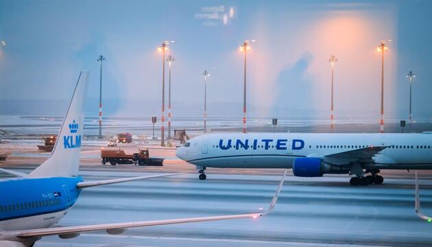 Winterwetter - Flughafen Berlin/Brandenburg