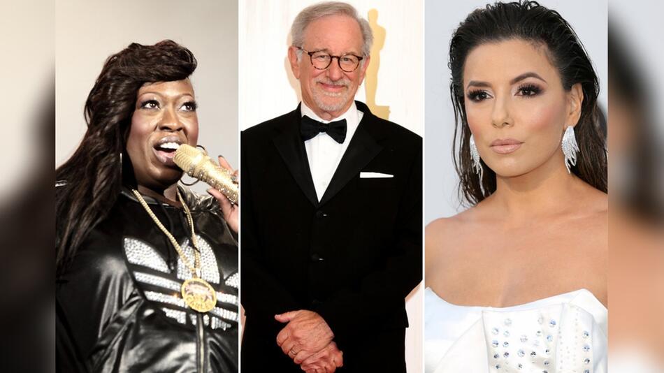 Missy Elliott, Steven Spielberg und Eva Longoria werden im Weissen Haus geehrt.