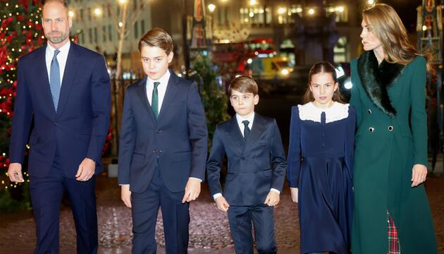 Prinz William, Prinz George, Prinz Louis, Prinzessin Charlotte, Prinzessin Kate
