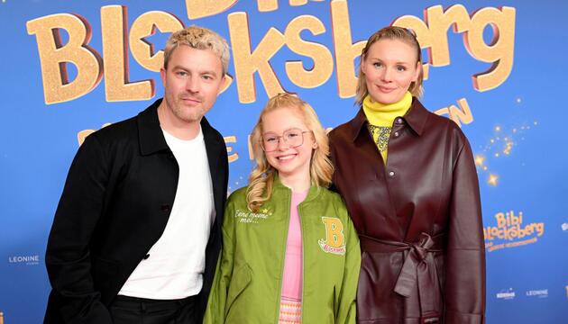Friedrich Mücke und Rosalie Thomass bei der Premiere des Kinofilms Bibi Blocksberg 